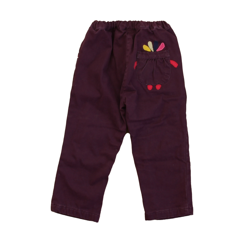 DP AM Girls Plum Pants size: 23 Months